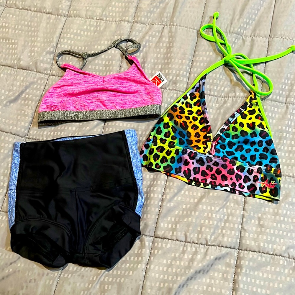 KTRNA Separates, One pair of shorts, two bra tops